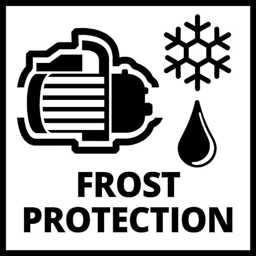 Einhell Gartenpumpe GC-GP 6040 ECO (600 W, max. 3.6 bar, 4000 L/h Fördermenge, Wasserfüllanzeige, klappbarer Handgriff, Wassereinfüllöffnung /-ablassschraube, Frostschutz, Thermoschutz)