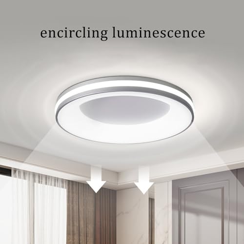 Plafonnier LED moderne 3000K-6500K variable avec télécommande pour chambre