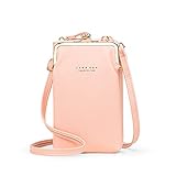 Questa borsa a tracolla da donna ha un design multi tasche e cerniera, spaziosa con chiusura a scatto, può contenere cellulare, passaporto, carte di credito, chiavi, rossetti, cuffie, biglietti, contanti e classificare i tuoi piccoli oggetti personali. Non dovrai più portare una borsa ingombrante perché hai questo portafoglio per telefono a tracolla.