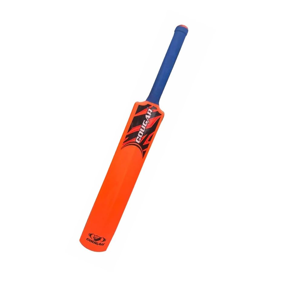 COUGAR Hard Plastic Cricket Bat for Tennis Ball, Wind Ball, Plastic Size 5 Color RED (Pack of 1) (B0BP7W16TR) Amazon Price History, Amazon Price Tracker
