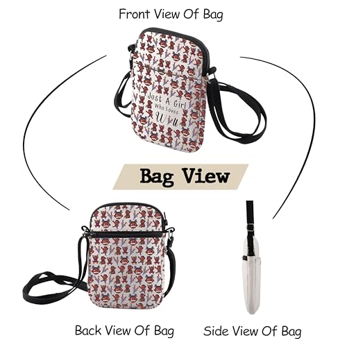 MNIGIU Video Game Merch Just A Girl Who Loves Karlach Crossbody Bag BG3 Character Shoulder Bag Karlach Inspired Gift4