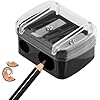 Eyeliner Pencil Sharpener, Eyeliner Sharpener for Pencil, Makeup Pencil Sharpener, Dual Holes Eyeliner Sharpener, Sharpeners