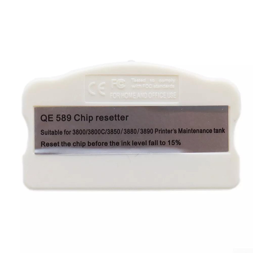 Chip Resetter per Stylus Pro 3800 3800C 3850 3880 3885 3890 cartuccia d'inchiostro e scatola di manutenzione con indicatore LED per prolungare la durata del chip bianco ABS Tool