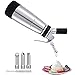 LVLUOKJ Sifón Nata montada Profesional, 500 ml, Crema montada, sifón Plus 3 boquillas Decorativas para decoración de pastelería, Crema Helada y postres