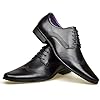 Robelli Men's Fashion Faux Leather Formal Shoes, 11 UK - Black #3