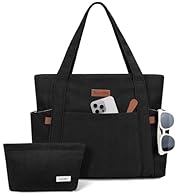 【Premium Fabric & Comfortable Lining】 This tote bag for women is made from soft, durable corduroy fabric, paired with breathable cotton lining, offering a more comfortable feel than nylon. The reinforced bottom design adds stability, ensuring durabil...