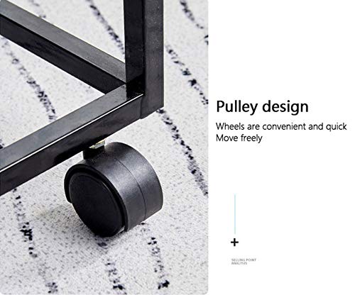 Pouf de rangement en cuir cube d'assise empilable de salon