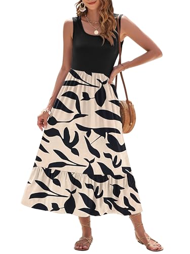 Robe longue sans manches légère et fluide qui masque les complexes