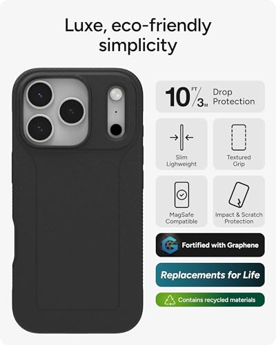 Coque graphène iPhone 17 Pro ultra résistante aux chutes de 3m compatible aimant MagSafe