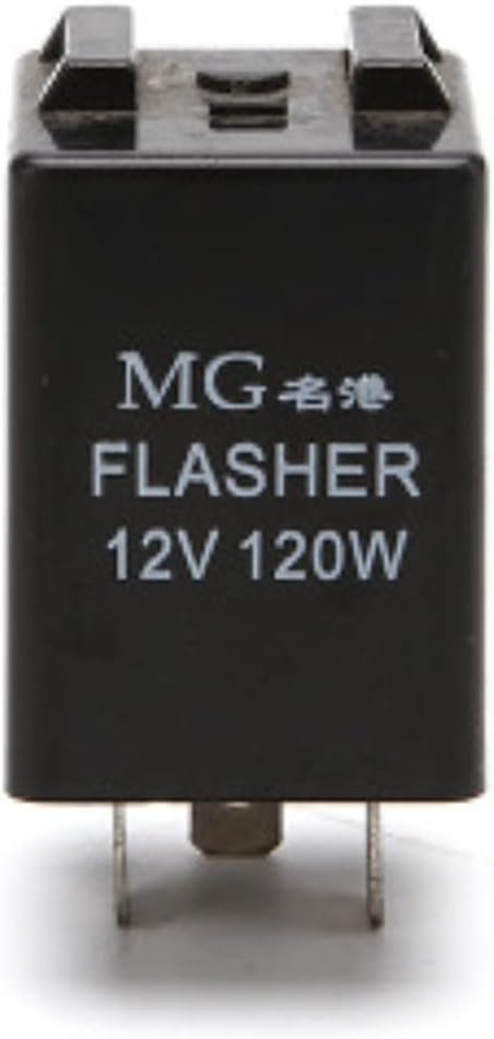 1pcs Car and Motorcycle LED Intelligent Three-Legged Steering Circuit Board Electronic Flasher Smart Relay 12V 24V 30A 120W (Size : 24V)
