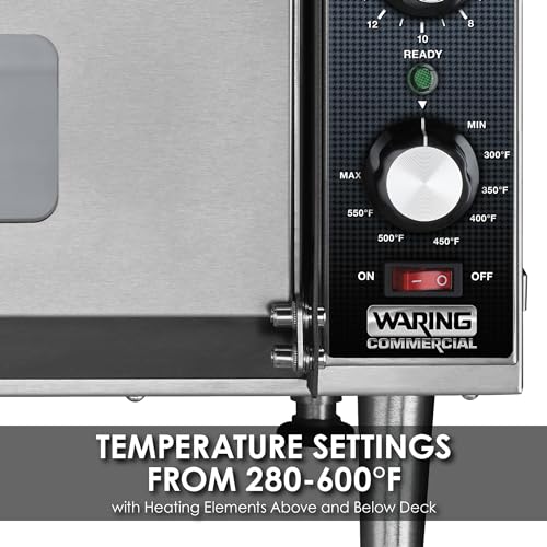 Waring Commercial Medium-Duty Double-Deck Pizza Oven - Image 5
