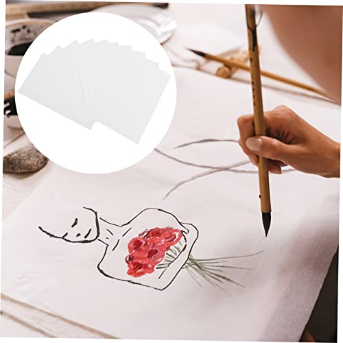 ULDIGI 20 Folhas De Papelão De Arroz Cru Papel Branco Engrossar Geléia Macia