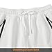 BGOWATU Men's Fleece Lined Tracksuits Set Winter Jacket Hoodie Sweatsuit Running Sport Pants Outfits for Men with Pockets White M
