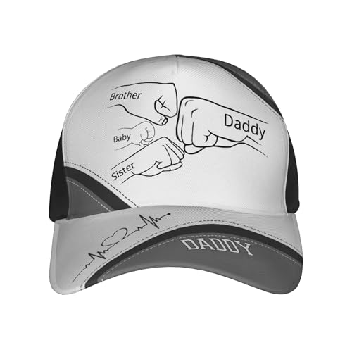 Custom Hat, Personalized Cap for Men,Dad,Grandpa,Husband Customized Fathers Day Hat