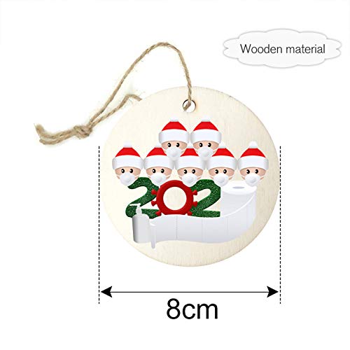 Eastdall Decoração De Casa,2020 Nova Decoração de Árvore de Natal Sobreviveu à Família Enfeite Suspe