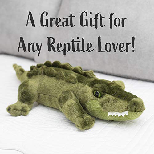 16” Alligator Stuffed Animal - Ultra Soft Gator Plush With Superior Softness – Perfect Size Alligator Plush Toy - Easy To Carry & Snuggle - Realistic & Cute - Bring A New Gator Home To Kids Ages 3+ #TOP4