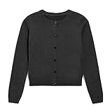 Hollywood Star Fashion Khanomak Kids Girl Crew Neck Cardigan Sweater (Sizes 3T- 14 Yrs)