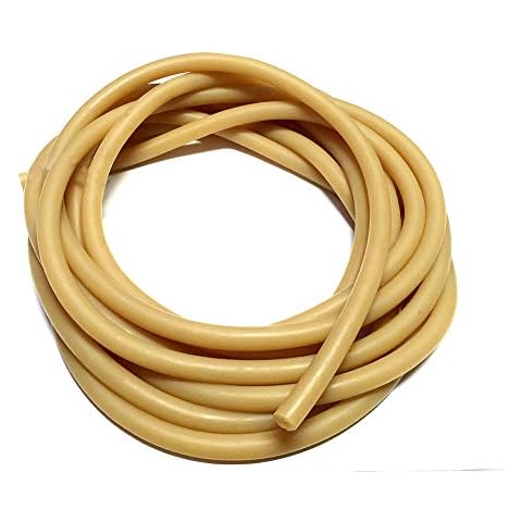 Rubber for Spearfishing Speargun Band/Sling 5/8 inch (16mm) by The Foot - Variety of Colors - Prime Line Natural Rubber (Amber, 15 Foot) Cover