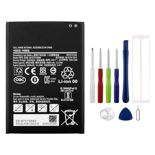 Batterie EB-BT575BBE Galaxy Tab Active3 T575 accumulateur 4900 mAh de remplacement