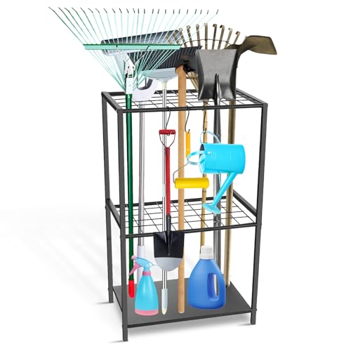 Gugsey Garden Tool Organizer - Yard Tool Storage and...