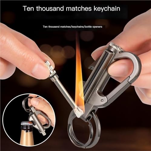 Encendedor Llavero 3 en 1 Metal para Camping 3 Pack miniatura 2