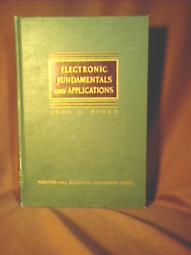 Electronic Fundamentals and Applications (Prent... B001CJM3YY Book Cover