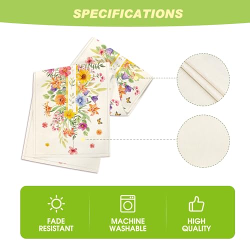 Artoid Mode TABLERUNNER-SUMMER-33183-071OR Orange Flower Floral Summer Table Runner thumb #4