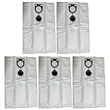 5/10 Pack Fleece Dust Bags Fit For FBV 20 And Similar Models In The NSG/NTS Range,Made Of Multi-layered Microflies,Empty The Tank,Capturing Dust And Debris (5 PACK)