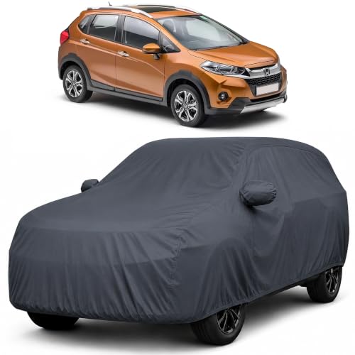 Image of Autofact Premium Car Cover for WRV | All Weather Waterproof Full Body Car Cover | Light-Weight Triple-Stitched Outdoor Shield with UV Protection, Dustproof & Heat-Resistant