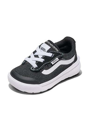 Vans Range BRZ V Sneaker, Noir/Blanc, 36 EU Enfant, Noir/Blanc, 19 EU