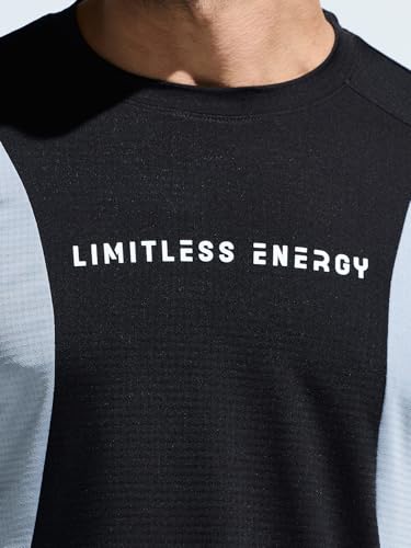 Image of Mens Stylish Supersoft Cut and Sew Breathable T-Shirt with HD Chest Print | Sports Tshirt for Men| Lightweight Men's T-Shirt| Men Tshirt