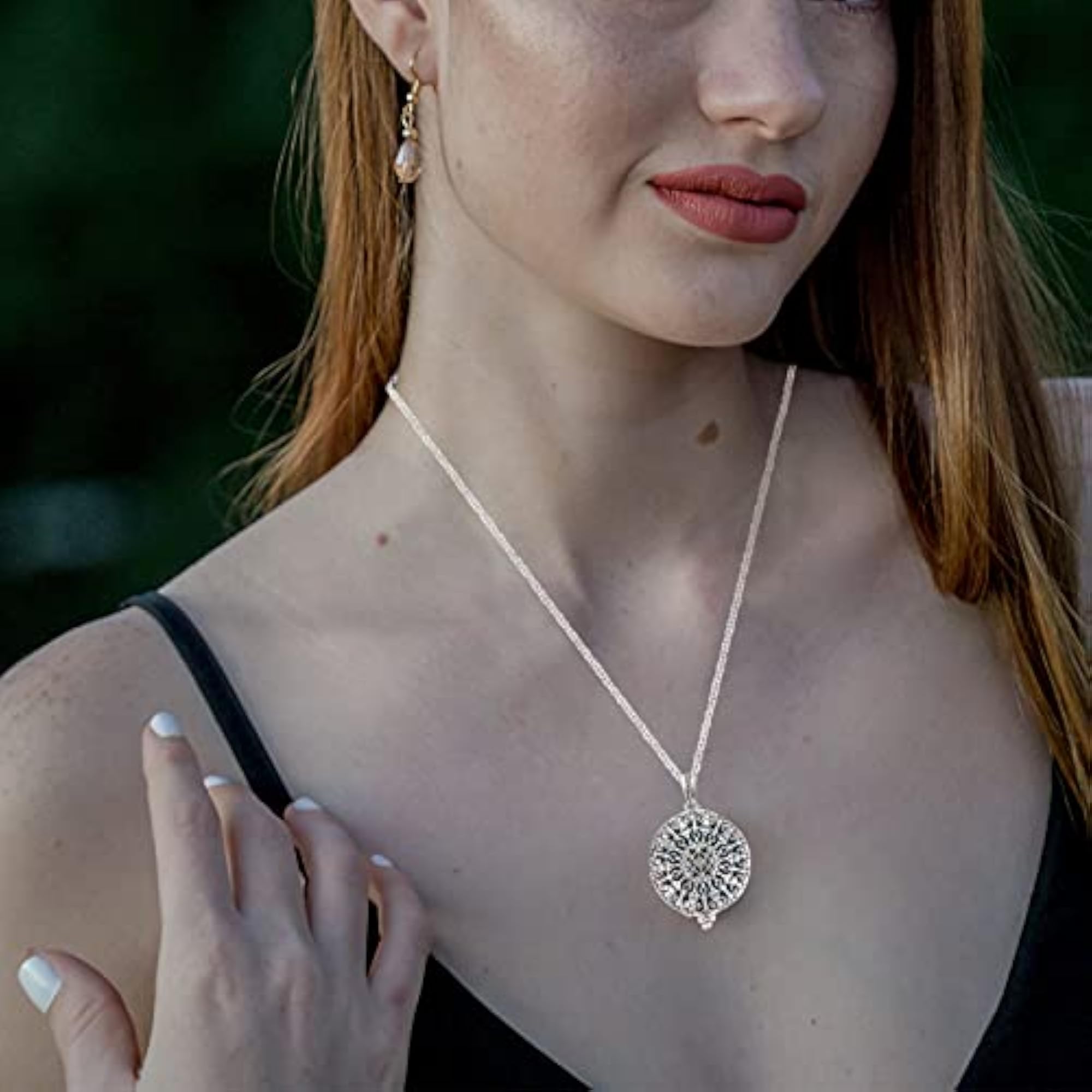 3Pcs Aromatherapy Pendant Diffuser Necklace