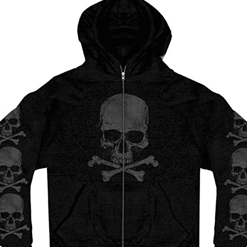 トップス Dime Classic Skull Hoodie / BLACK Dime Men's Classic Skull Hoodie in Black Dime