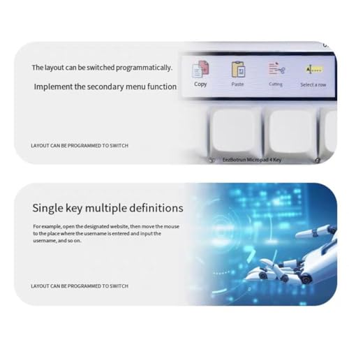 Clavier Macro Programmable sans Pilote avec Affichage Micropad - 4