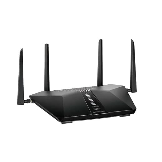 NETGEAR Nighthawk AX5400 WiFi 6 Router with One Year Advanced Internet Security Included, RAX54S-100NAS