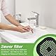 2 Stück Abflusssieb Silikon, Abflusssieb Dusche Haarfänger Badewanne Abflussabdeckung, Abflusssieb für Badezimmer Badewanne und Küche(Schwarz)