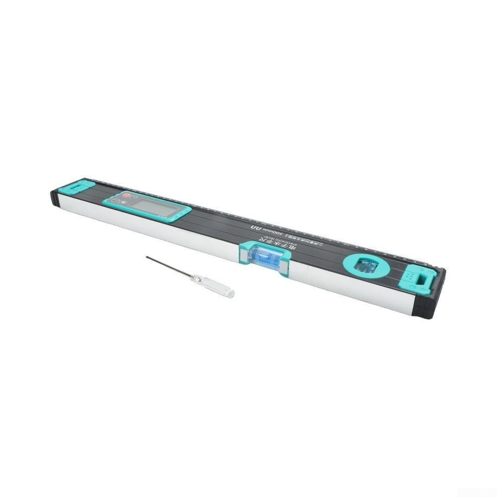 Goniometro Digitale 300mm Livella Elettronica LCD Precisione ±0.05° per Muratori Rilevazione Angoli (500mm)