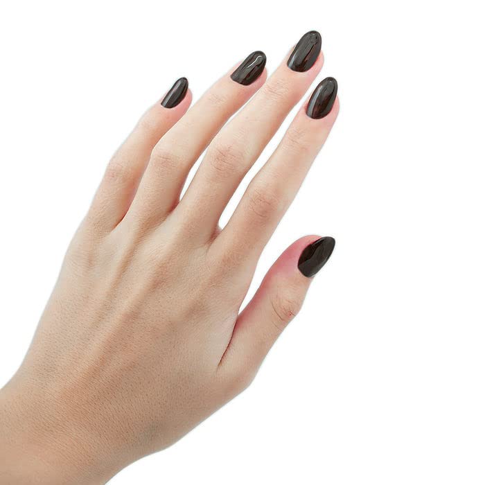 Miniatura 2 de Esmalte de gel negro, esmalte de uñas de gel natural sin olor con pigmentos orgánicos, colores de esmalte de uñas de gel UV