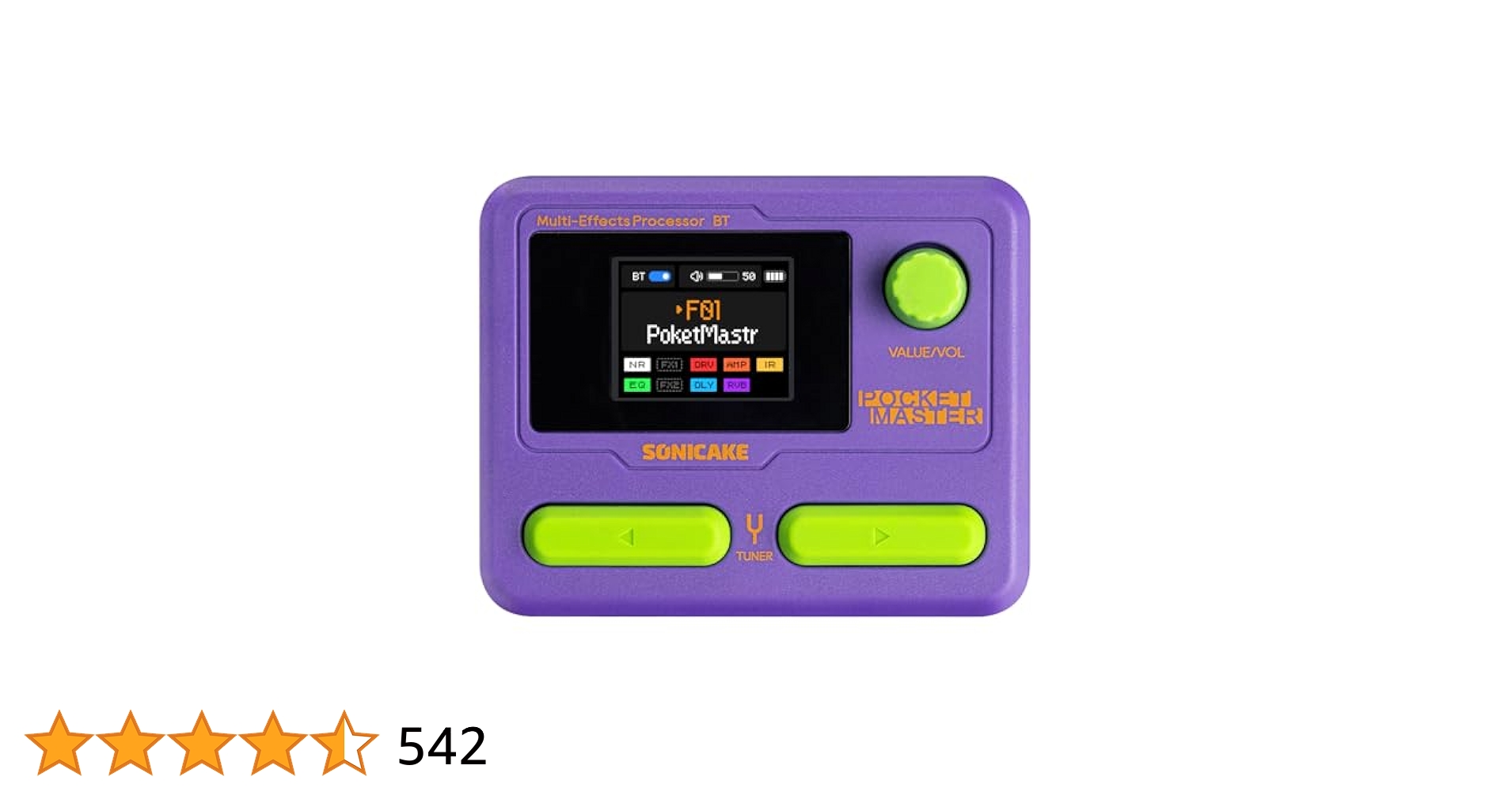 SONICAKE Pocket Master Przenośny procesor gitarowy i basowy