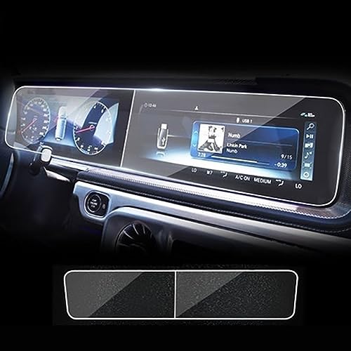 Verre trempé navigation GPS Benz évitez les rayures d'écran tactile de voiture