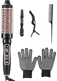 Thermobürste, Thermal Brush Volumen Haar Kamm, Heiße Rundbürste für Lange und Kurze Haar, Lockenbürste für Glätten und Volumen