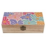 Matériau : Notre boîte de rangement est fabriquée en bois, un matériau durable, esthétique, compact et robuste qui vous accompagnera longtemps. Cette boîte à trésors en bois est exactement ce qu'il vous faut pour organiser votre espace
