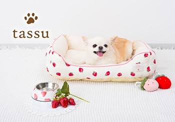 Amazon.co.jp: スクエアベッド Sサイズ いちごプリントダブル