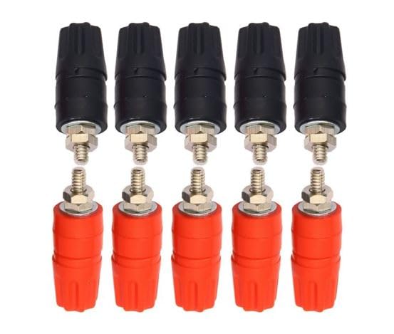 SP Electron 4mm 10A Male o Female Socket Banana Connector (Set of 5)-image-14