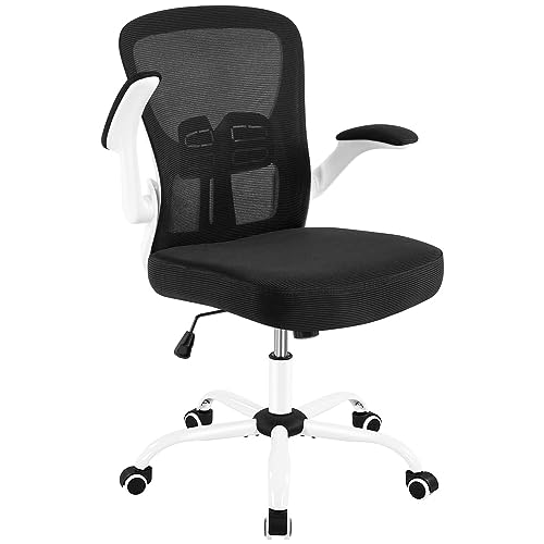 Yaheetech Silla De Oficina Silla Con Ruedas Negra Silla Ergonomica Con Reposabrazo Ajustable Silla De Escritorio Despacho Silla Malla Blanca Yaheetech Silla De Oficina Silla Con Ruedas Negra Silla Ergonomica Con Reposabrazo Ajustable Silla De Escritorio Despacho Silla Malla Blanca