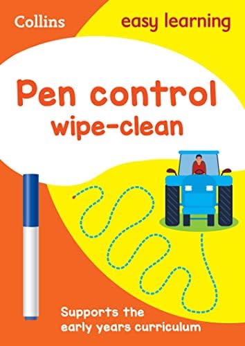Collins Easy Learning Preschool Pen Control Age 3-5 Wipe Clean Activity ...