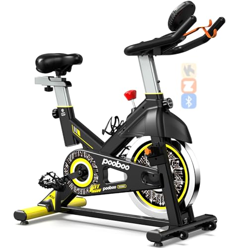 pooboo Magnetic Resistance Cycling Bike, Belt...