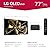 LG 77-Inch Class OLED evo M3 Series, 4K Processor, Smart Flat Screen TV, with Wireless 4K Connectivity, Alexa Built-in (OLED77M3PUA, 2023 Model)