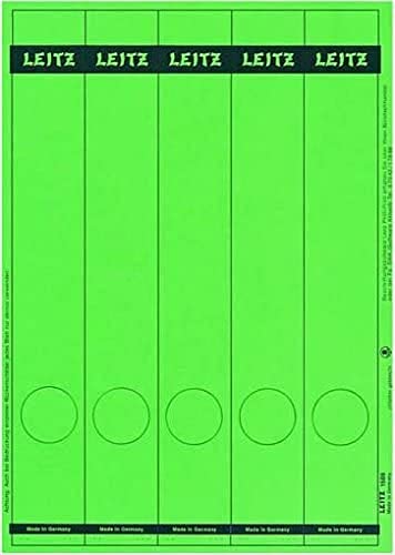Leitz 16880055 Spine Label Self-Adhesive Pc Paper Long Narrow Pack Of 125 Green #TOP26