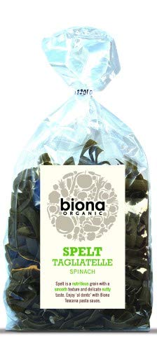 Biona Organic Spelt Tagliatelle Spinach Pasta 250 g